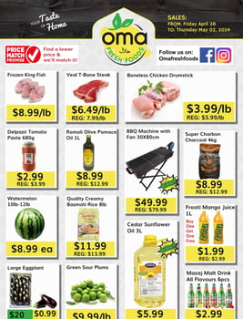Oma Fresh Foods - Weekly Flyer Specials